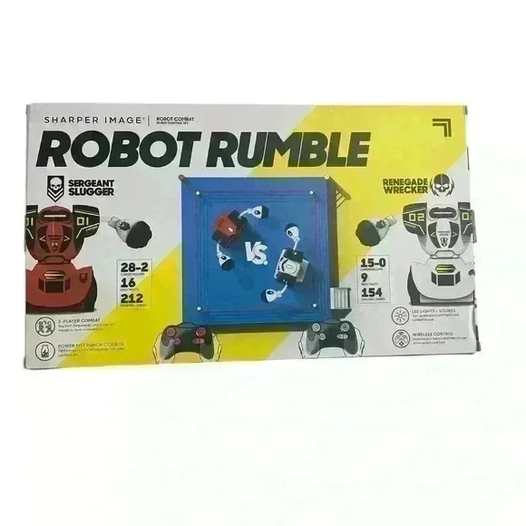 Sharper Image Remote Control Robot Combat Set, Multiplayer RC Toy Ages 6+ - Picture 8 of 14